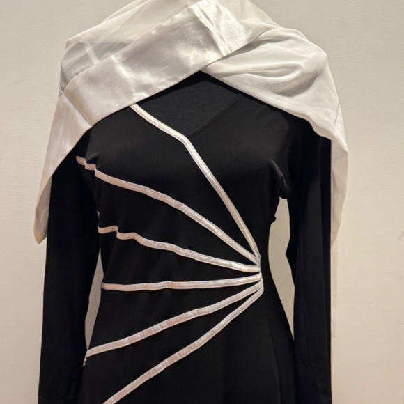 Connected apparel VERY CHIC evening black dress 🍸 - Picture 11 of 15